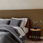 VW Acoustic Slat Panels - Teak